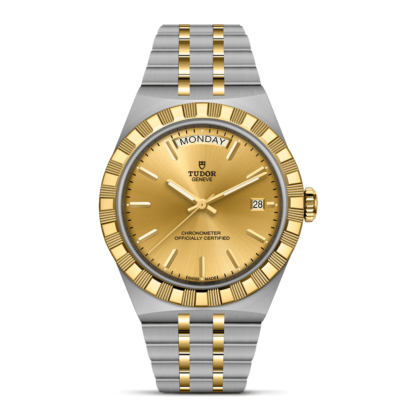TUDOR ROYAL -40mm steel and yellow gold case - Steel and yellow gold bracelet