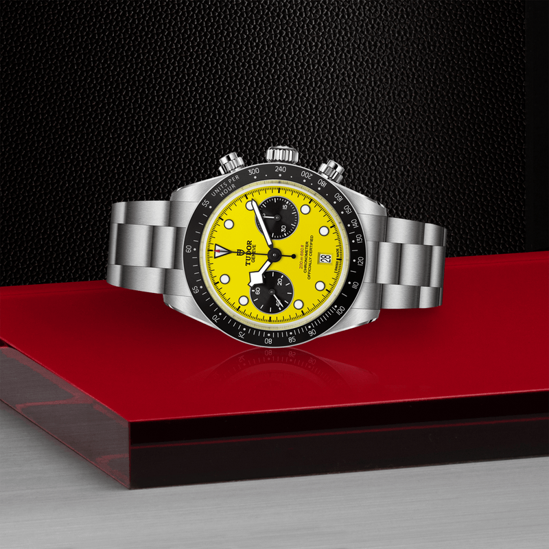 BLACK BAY CHRONO 39 - 39mm steel case - Yellow dial