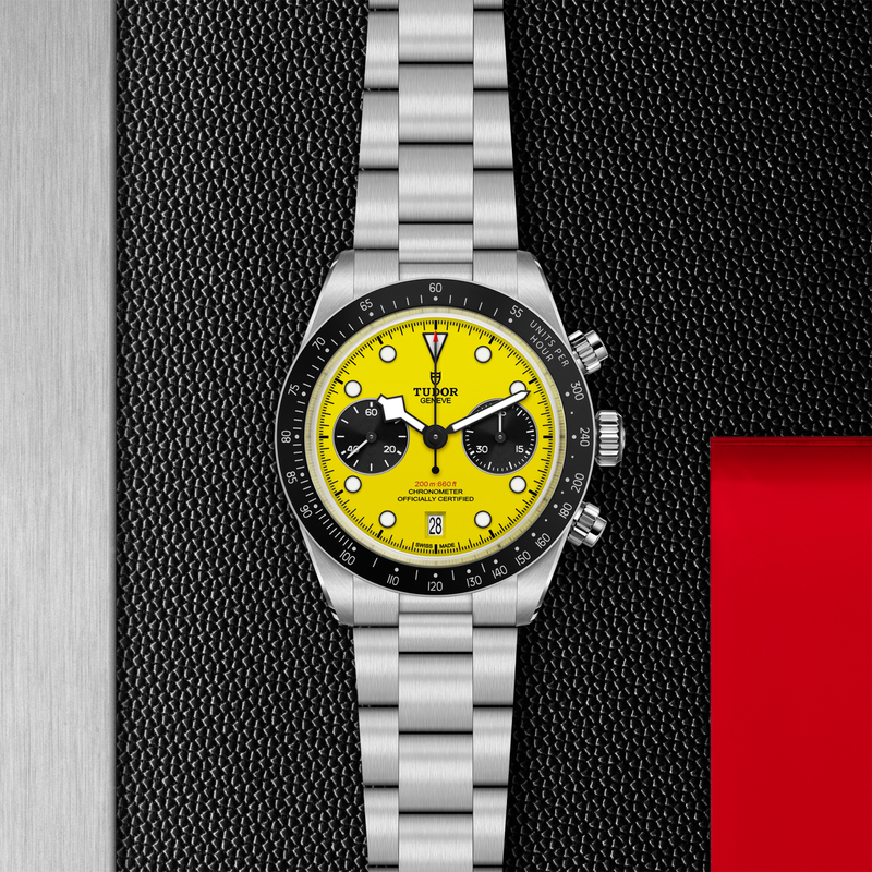 BLACK BAY CHRONO 39 - 39mm steel case - Yellow dial
