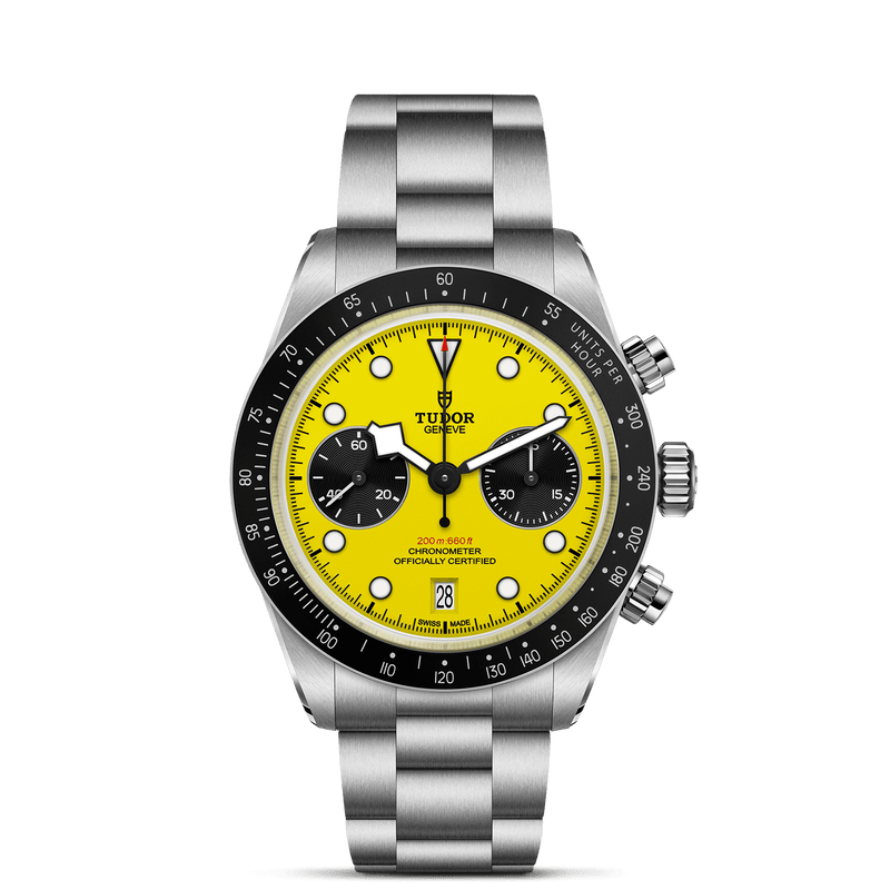 BLACK BAY CHRONO 39 - 39mm steel case - Yellow dial