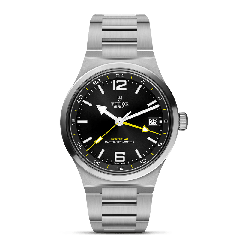 TUDOR NORTHFLAG - 40mm steel case - Black dial